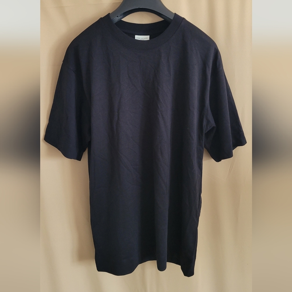 DRIES VAN NOTEN-Black Crewneck T-Shirt